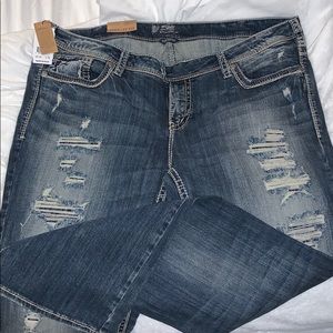 Mid Slim Boot Silver brand Jeans